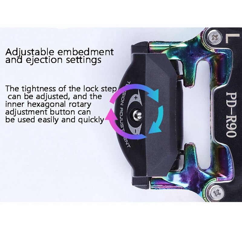 Blooke Racefiets Pedaal Spd Sl Pedaal Cleat Self Locking Clip