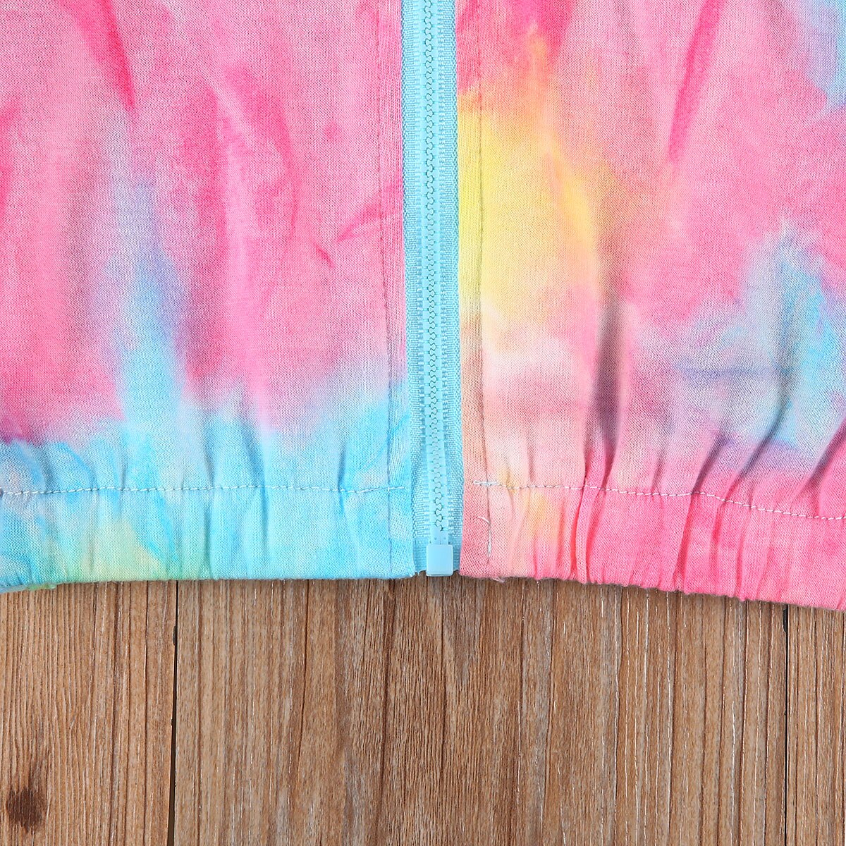 Herfst Winter Baby Meisjes Jongens 0-24M Jassen Tie-Dye Gedrukt Lange Mouwen Rits Capuchon outfits