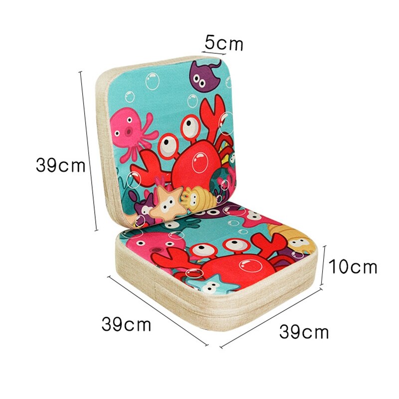 2 uds bebé cojín para silla de comedor niños mayor cojín de la silla ajustable silla Silla de cojín de asiento silla para bebé