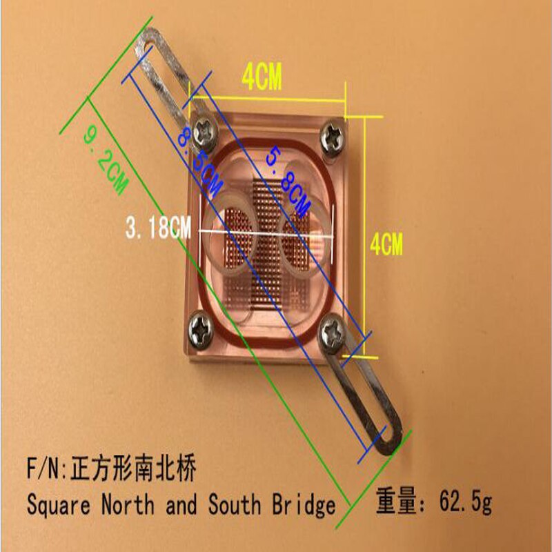 Beiqiao water cooling head South-North Bridge Water Cooling Waterblock With G1/4 For Computer Water Cooling