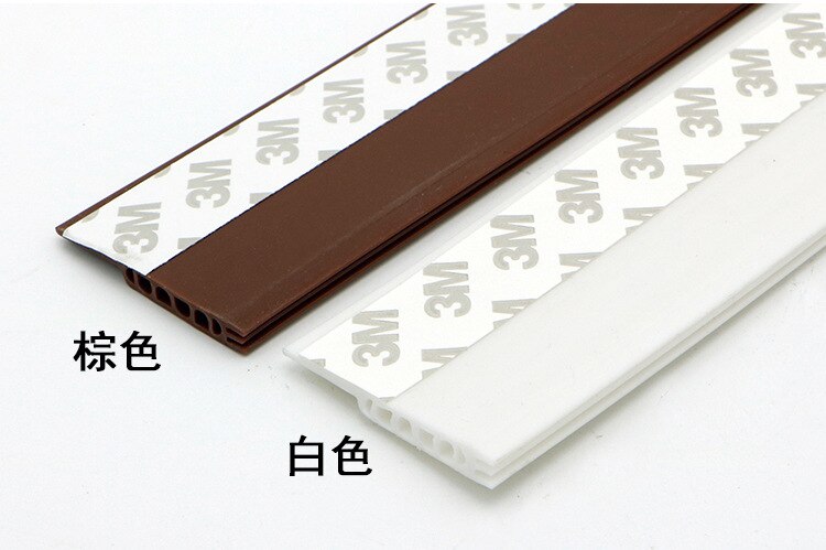 Draft Stopper Interior Air Door Stops Under Door Bottom Guard Stopper: White