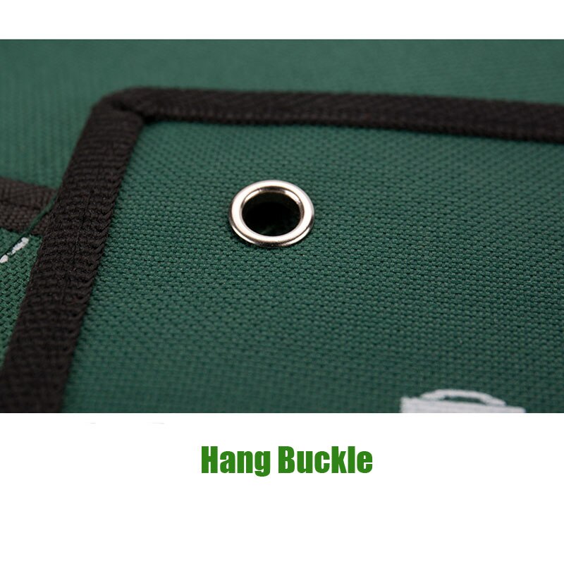 1Pcs Canvas Wrench Storage Bag Roll Up Foldable Spanner Organizer Spanner Combination Hanging Bag for Spanner Tool Organizer