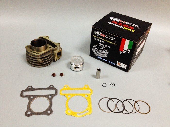 Nasaki 80cc 47Mm Big Bore Cilinder Kit Chinese Bromfiets Scooter GY6 80cc 139QMB 4-Voor Kymco/GY6-80cc Voor Keeway