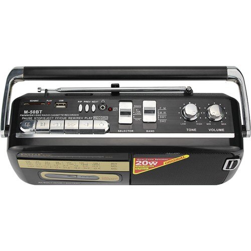 Nostalgic Wooden Retro Fm Radio Usb Sd Bluetooth