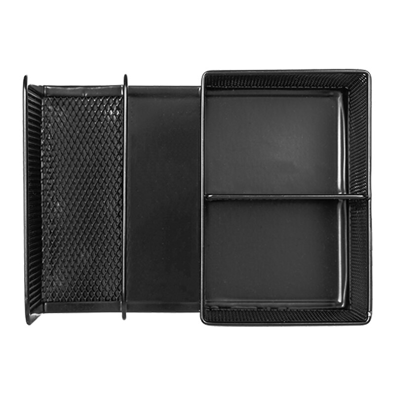 DELI noir support stationnaire en métal bonne Ventilation étudiant papeterie stockage bureau organisateur bureau accessoires organisateur