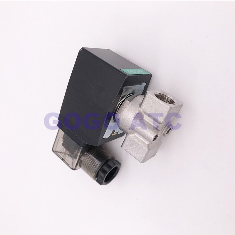 0-90/50/35bar 2 weg hochdruck magnetventil 1/8 "BSP 12V 24V DC AC110V 220V normal geschlossen edelstahl wasser ventil