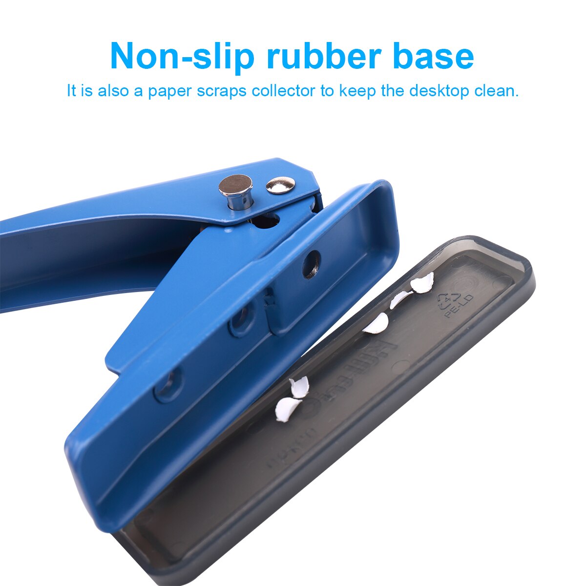 Mini 6mm 1-Hole paper cutter 20 Sheet дырокол 1-Hole Punch Paper Puncher with Scraps Collector for Office Supplies perforadora