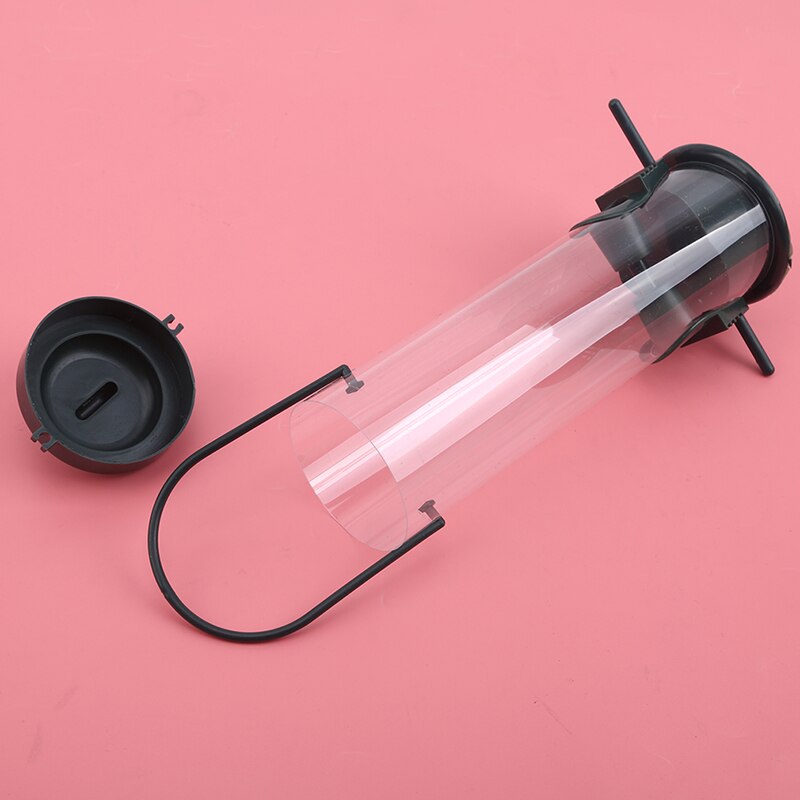 Kæledyr feeder fugle foderautomater foderstation hængende have fugle mad dispenser feedere udendørs plast træ haven dekoration