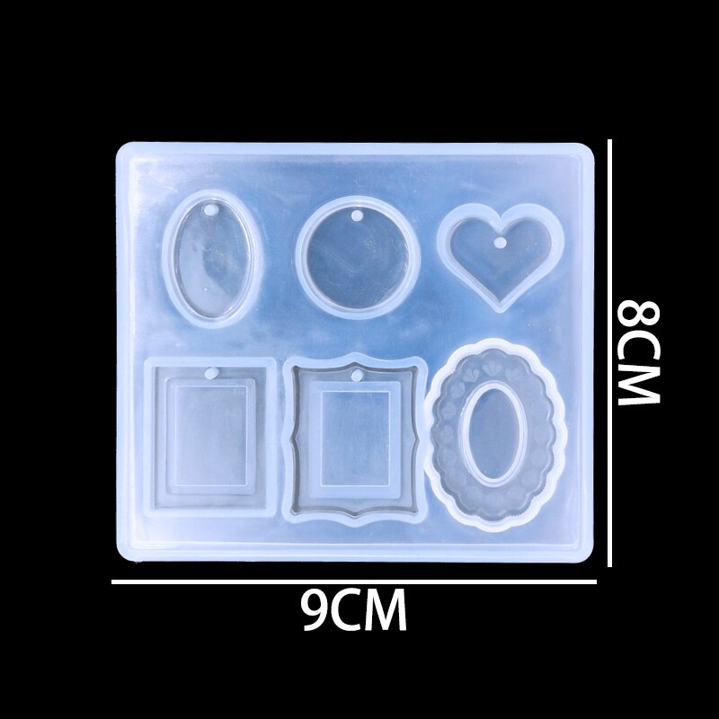 1PC wisiorek Craft DIY przezroczyste żywicy UV płynnego silikonu połączenie formy do DIY dokonywanie znalezienie akcesoria