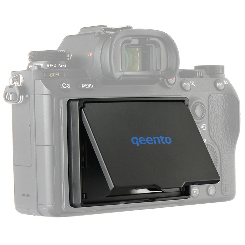 qeento LCD Screen Pop-up Protector sun Shade Hood Sun Shield Cover for Mirrorless camera sony a7m3 a7III a7rIII a7r3 a9 camera