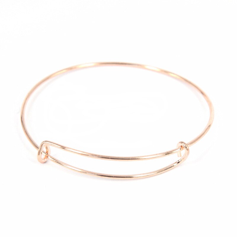10 pièces en alliage 3 couleurs extensible fil Bracelet réglable breloque Bracelet Bracelet bricolage Bracelet