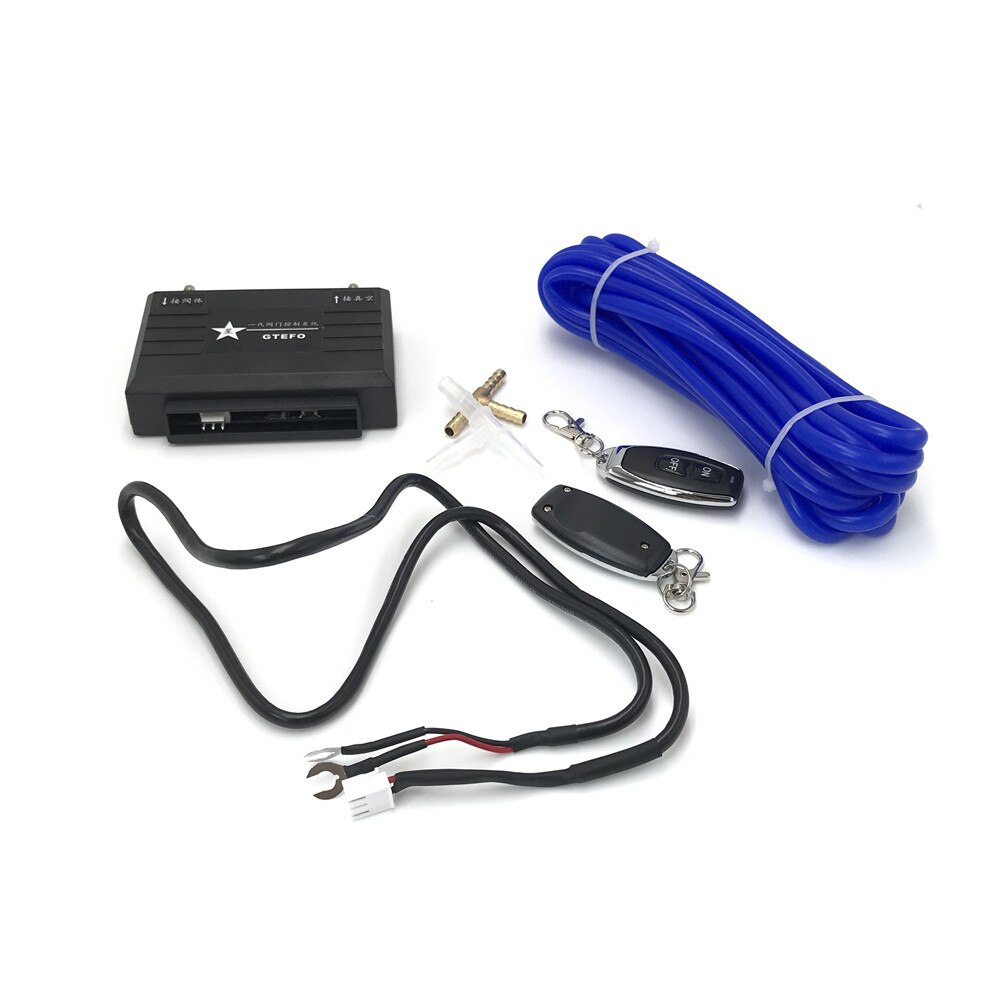 1Set Exhaust Control Valve Set With Vacuum Actuator Cutout Pipe Close Style with Wireless Remote Controller: Control Valve Set