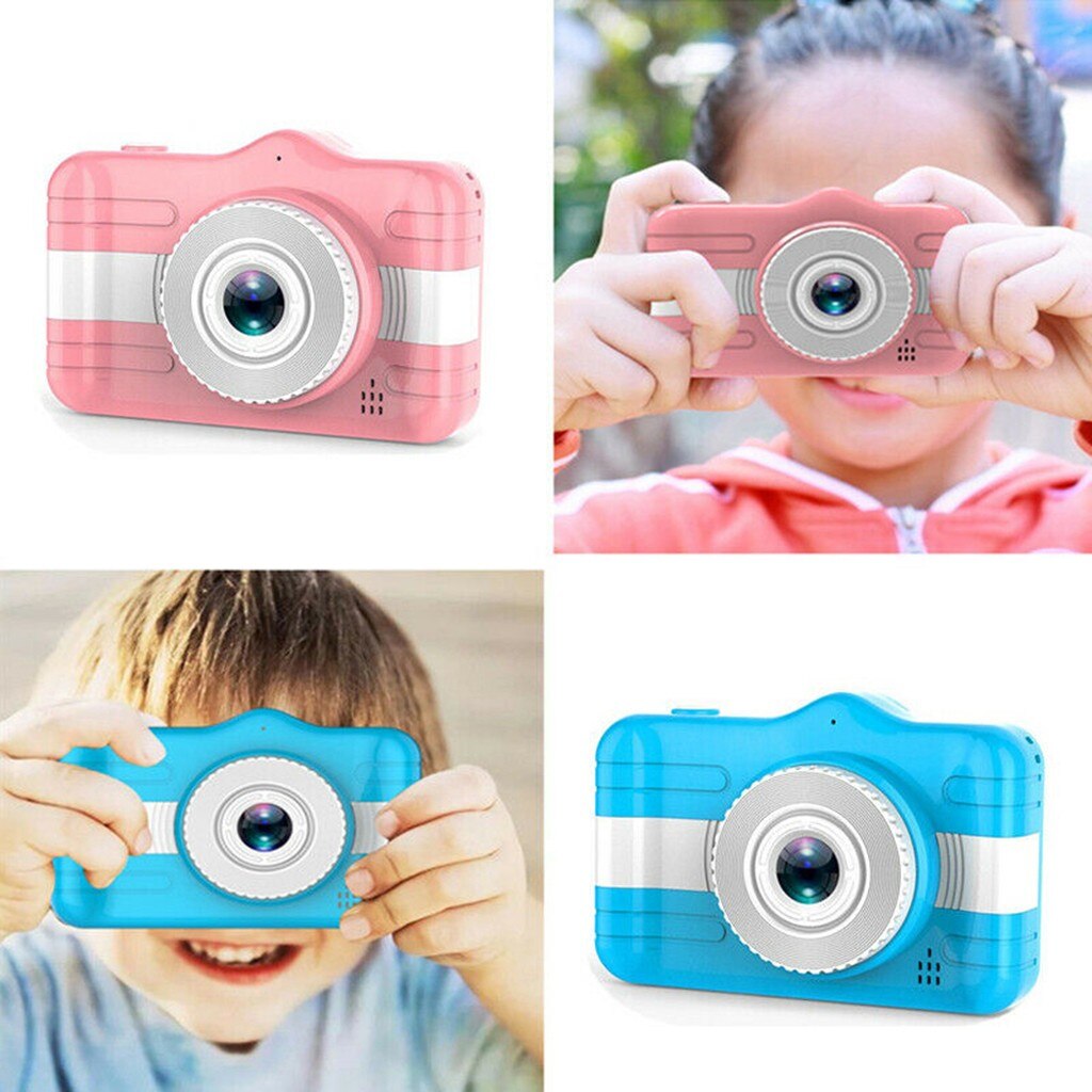 Søde børn digitalkamera børnekamera børnekameraer til 3-10 år gamle 3.5 tommer lcd skærm udendørs fotografering камера