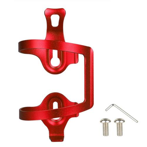 Mountain Bike Cycling Water Bottle Cage Aluminum Alloy Cup Holder Drink Bracket Cup Holder Drink Bracket: Red 1