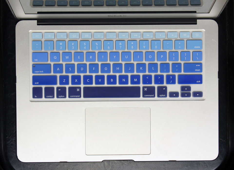 English US Enter keyboard Cover for Mid -Mid MacBook Pro 13 15 inch Retina/CD ROM A1502 A1425 A1278 A1398 A1286: Gradient Blue