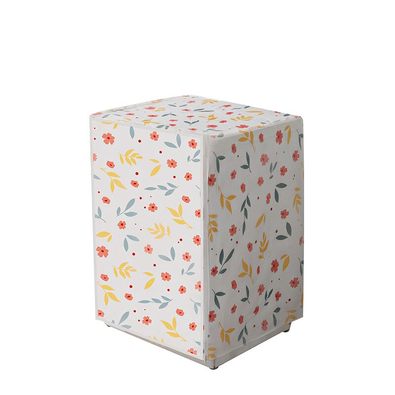 Peva vaskemaskin støvdeksel rulle snu vaskemaskindeksel blomster geometrisk vaskemaskin støvdeksel yi yue: Som bilde 2 / Snu