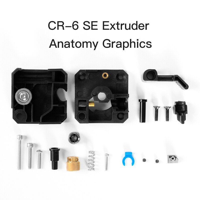 Creality Officiële 3D Printer Onderdelen CR-6 Se Extruder Kit Verbeterde Filament Voeden Gear Voor Creality CR-6 Se/CR-6 Max 3D Printer