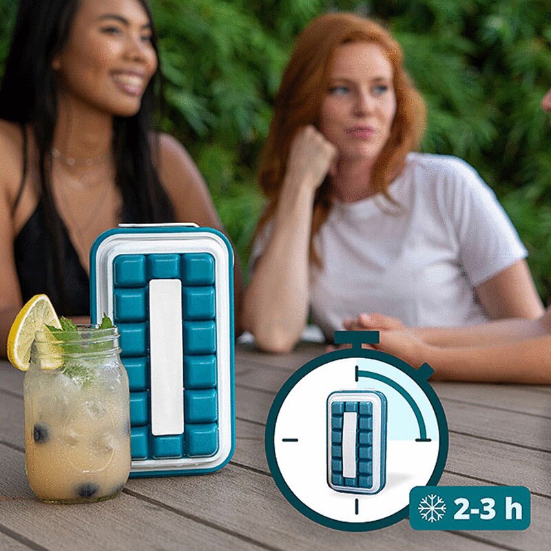 Ice Cube Maker Whiskey Cocktail Silicone Breaker Ice Moulds DIY Ice Maker Summer Party Supplies Cool Kitchen Tools