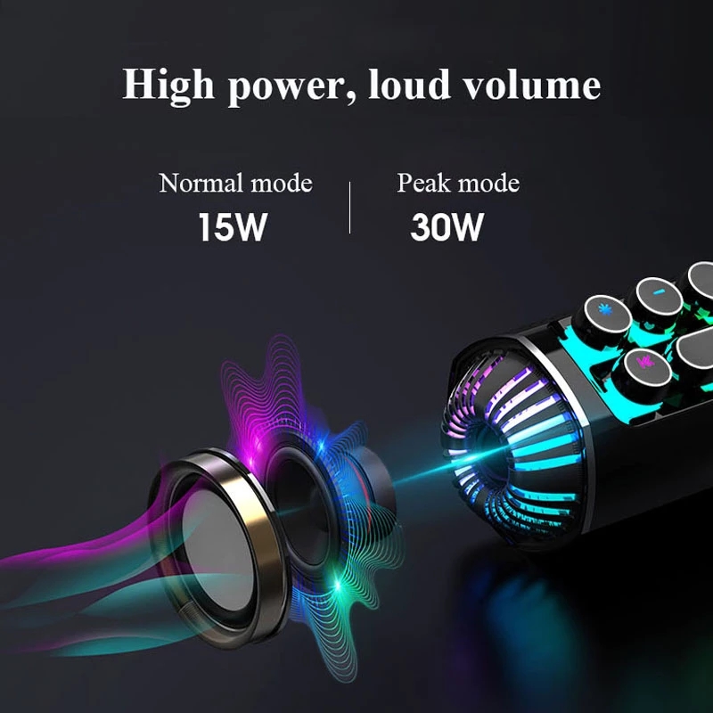 Soaiy SH19s Bluetooth Speaker High-Power Rgb Gaming Speaker Draadloze Bass Kolom Subwoofer 3D Surround Soundbar Computer Speaker