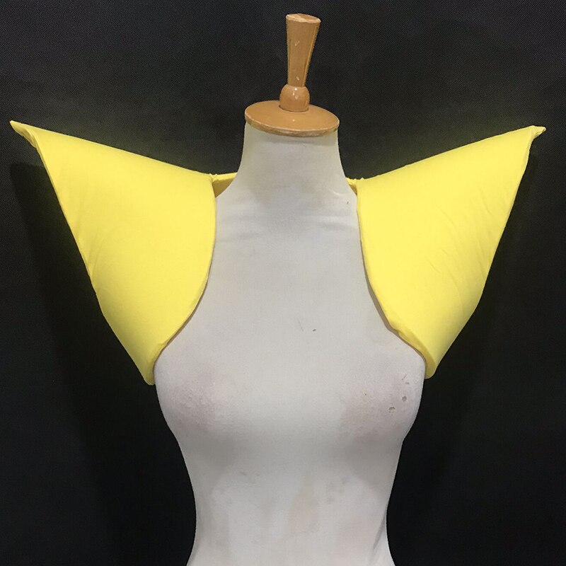 Exaggerated Flying Shoulder Vest Nightclub DJ Singer DS Stage Clothes Men And Women'S Performance Costume Accessories VDB2444: Yellow