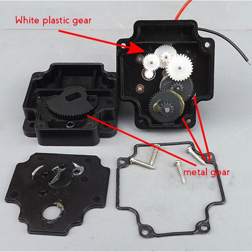 DC 5 V Gear Motor voor Elektronisch Slot Met Plastic Gear & Metal Gear 90 Graden Rotatie Snelheid Reductie Motor DIY Speelgoed Kleine Motor