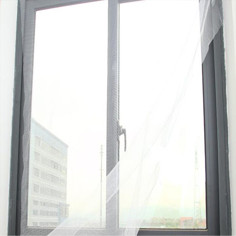 Mosquitera transparente para ventana, cortina para habitación, Protector contra insectos