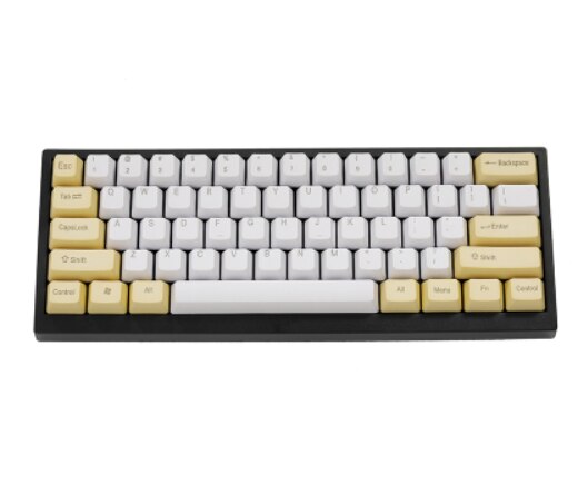 PBT copritasti è 60% 61 tasti fit per cherry MX interruttore tastiera meccanica libero di trasporto: Grigio