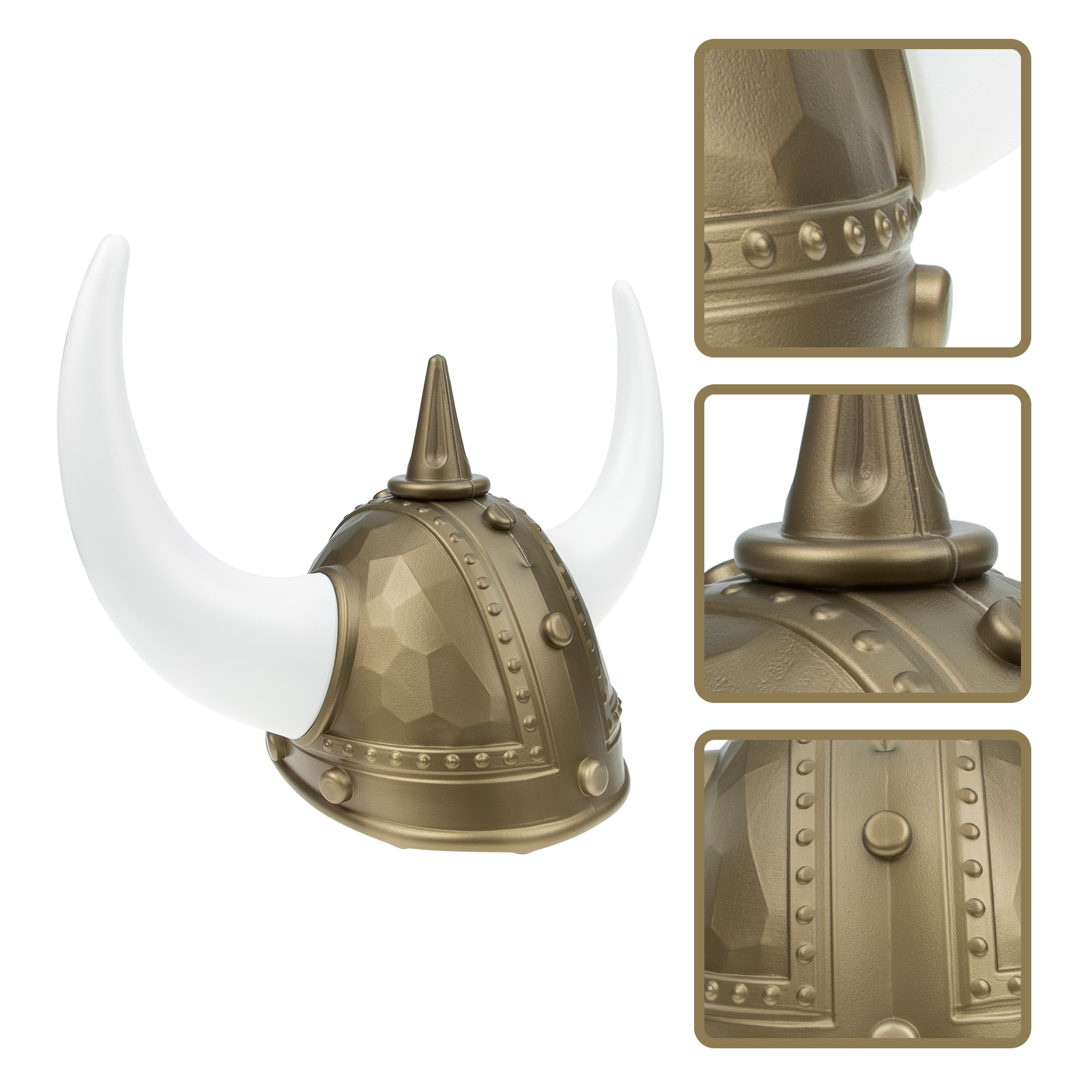 Viking Horn Hat Helmets for Adults Beer Masquerade Decor Plastic Ox Man Costume Women