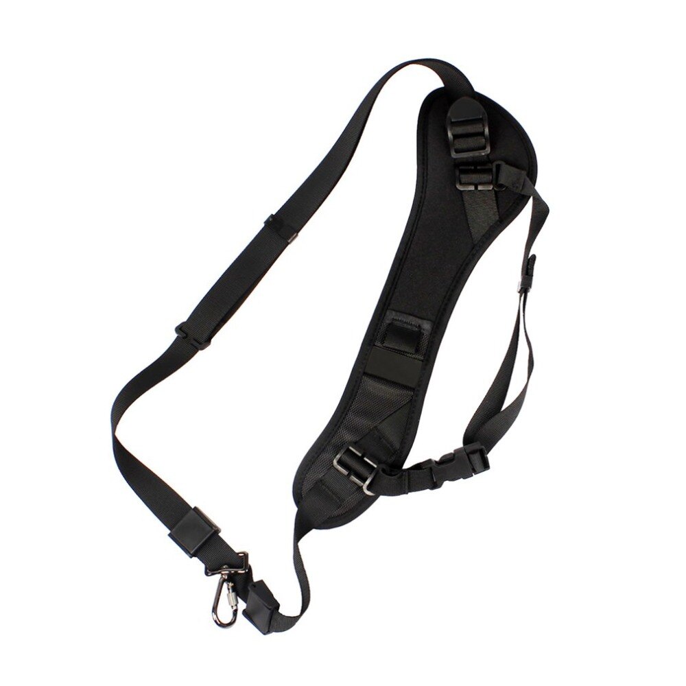 Professionele Verstelbare Harnas Schouder Zwart Sax Saxofoon Belt Neck Strap voor Saxofoon Accessoires