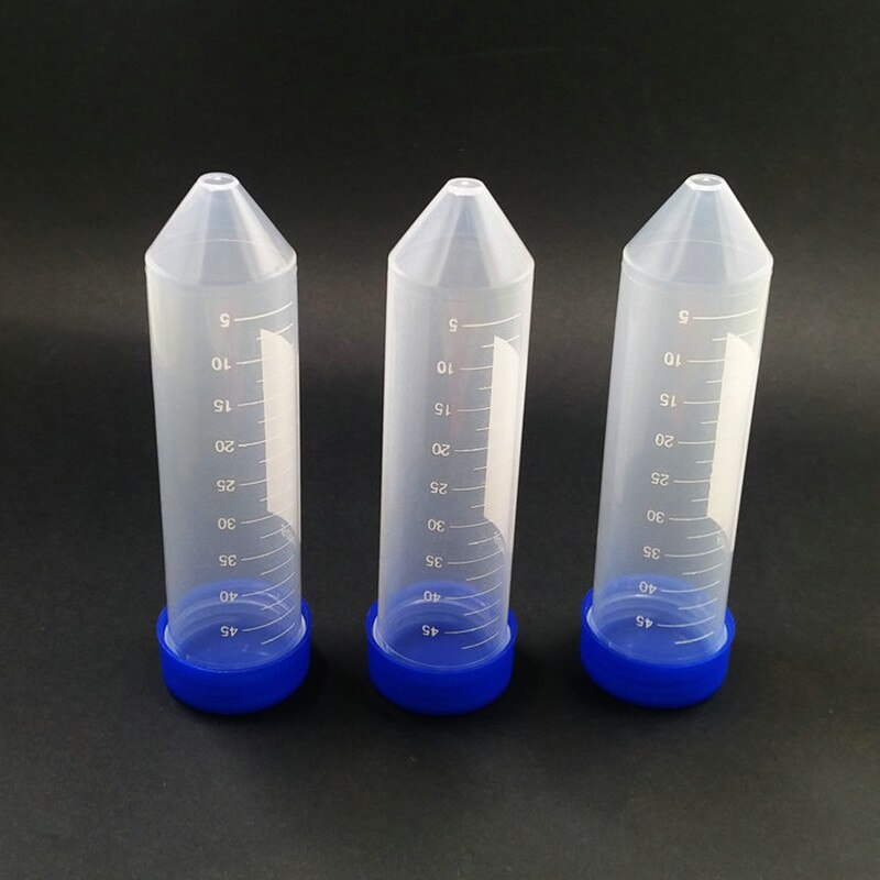 50ml 50 kpl/erä mikrosentrifugi sentrifugiputkia v-muotoisella kierrekorkilla muovinen sentrifugiputki koepullot