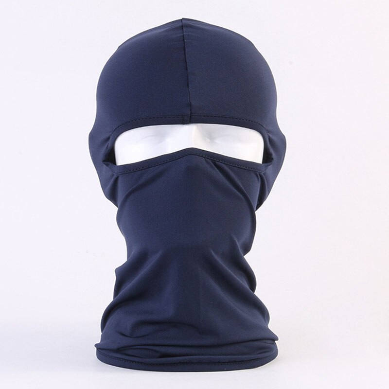 Full Face Mask Hood Motorcycle Neck Warmer Summer Windproof Masks for Outdoor Cycling Skiing E7: navy