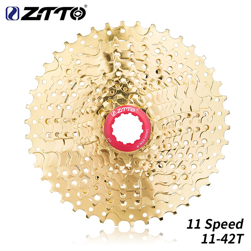 ZTTO Fiets 11 Speed Cassette 11 s 11-42 T Golden MTB Moutain Bike Freewheel voor onderdelen XT M8000 SLX M7000 XTR M9000