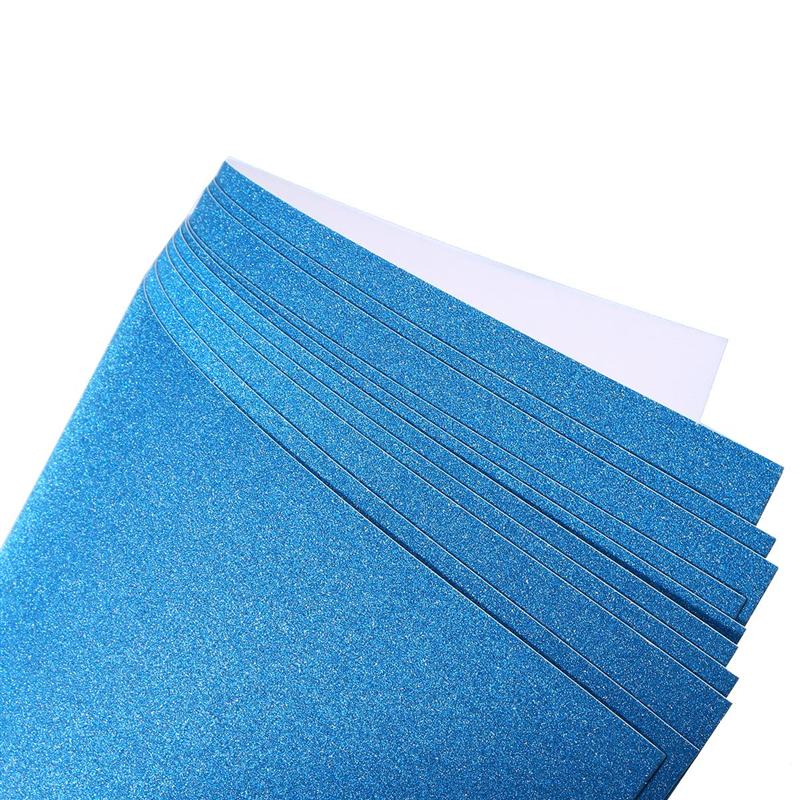 10 stk  a4 ark glitter kartong kort gjør diy materiale glitrende håndverk scrapbooking farge glitter papir  a4 glitter papir