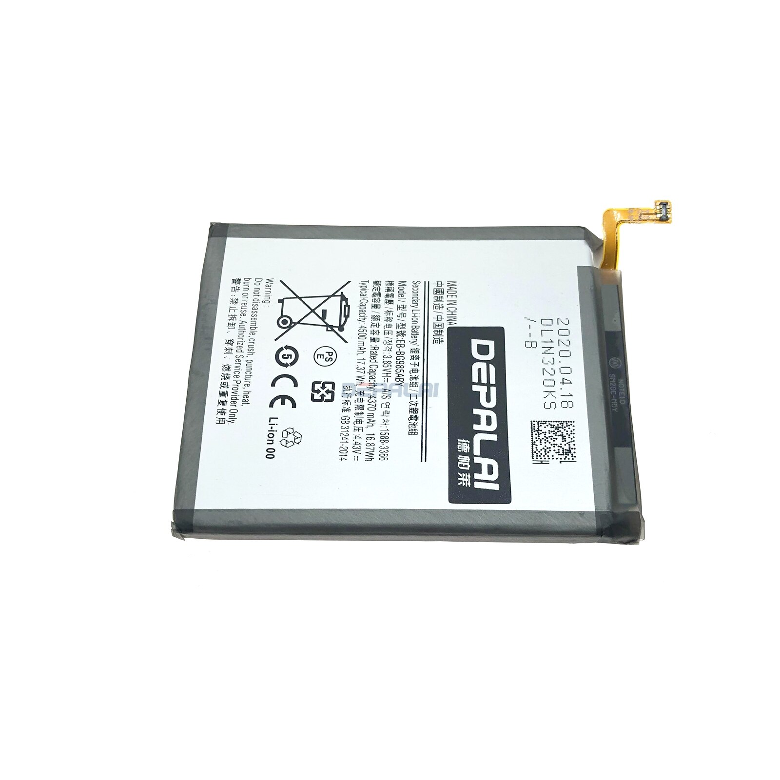 EB-BG985ABY Voor Samsung Galaxy S20 + S20 Plus S20Plus Vervangende Telefoon Batterij Authentieke Batterij 4500Mah