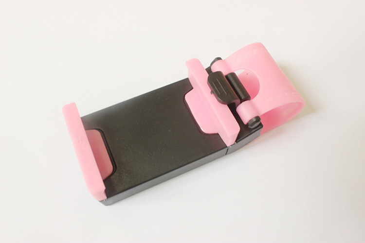 Soporte Universal para teléfono móvil en el volante del coche, accesorio para Xiaomi Mi8 SE 6X Mi6 Mi A1 Mix 2S, GPS: Rosa