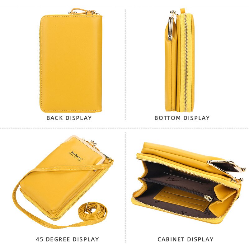 Baellerry Vrouwen Schoudertassen Multicolor Mobiele Telefoon Tassen Voor Vrouwen Effen Kleur Vrouwelijke Crossbody Tas Bolsa Messenger Handtas