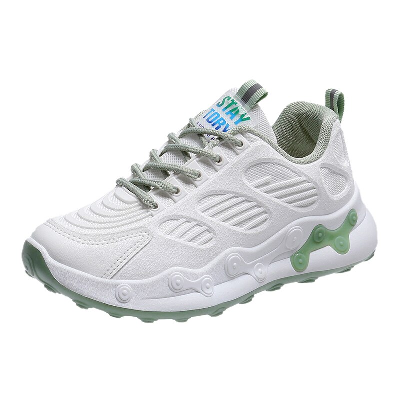 Golf Shoes Women Mesh Breathable Ladies Golf Shoes Lace Up Sport Shoes Women Anti Slip F Shoes Woman Size 35-40: bai lv / 5