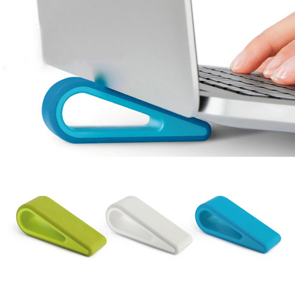 Mini portable Laptop Stand Adjustable Bracket Desktop Computer Increased Shelf Cooling Base Bracket Office Supplies Protective