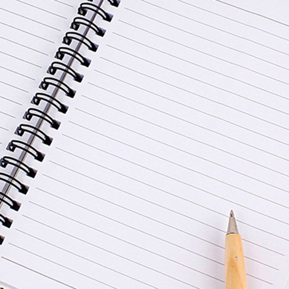 Multi-Size Simple Business Student Homework Diary Notebook Monochrome Coil Notebook Sketchbook