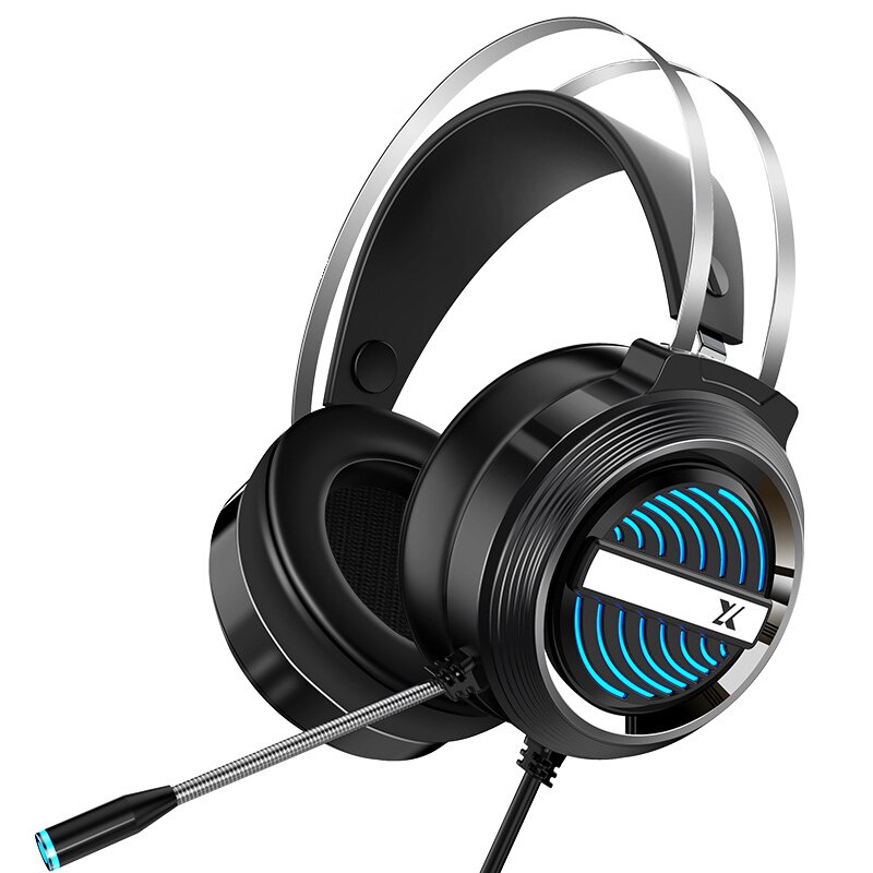 Wired Headset Gamer PC 3.5mm For PS4 Headsets 7.1 Surround Sound & HD Microphone Gaming Overear Laptop Tablet Gamer