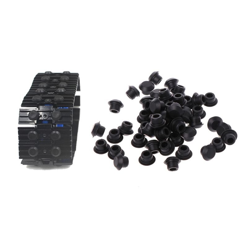 50 Stuks Bulk Technic Deel Rubber Stopper Chain Link Grip Rups Track Attachmen Baksteen Speelgoed 24375 Bouwsteen