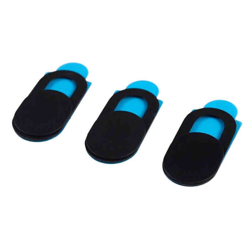 6 Pcs Plastic Camera Shield Stickers Notebook PC Tablet PC Mobile Anti-Hacker Peeping Protection Privacy Cover , 3 Pcs White & 3