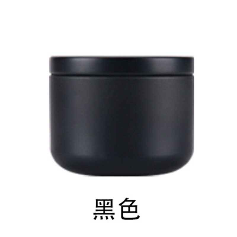 Premium Stash Jar Multi-Use Seal Storage Container Tea Can Travel Portable Metal Trumpet Black Tea Small Tea Cans