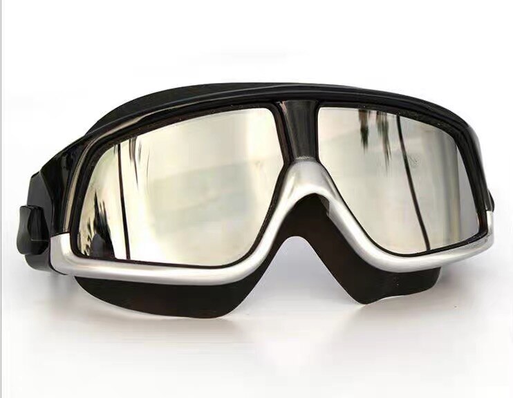 Gafas de natación Tyrier, gafas de natación deportivas profesionales con protección UV y revestimiento impermeable ajustable: green