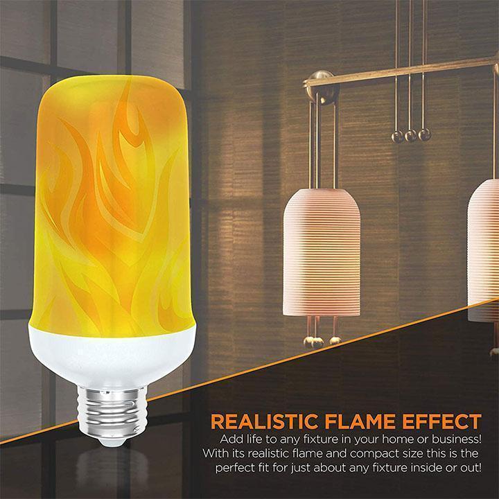 Flameeffekt ledde glödlampa för att skapa atmosfär flammelampa ledde dynamisk flammaeffekt eld glödlampor majs glödlampa jul