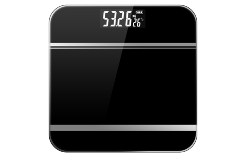 Human Body Weight Scale Electronic Bathroom Digital Weight Scale Smart Machine Pese Personne Weight Loss Supplies DE50TZ: black