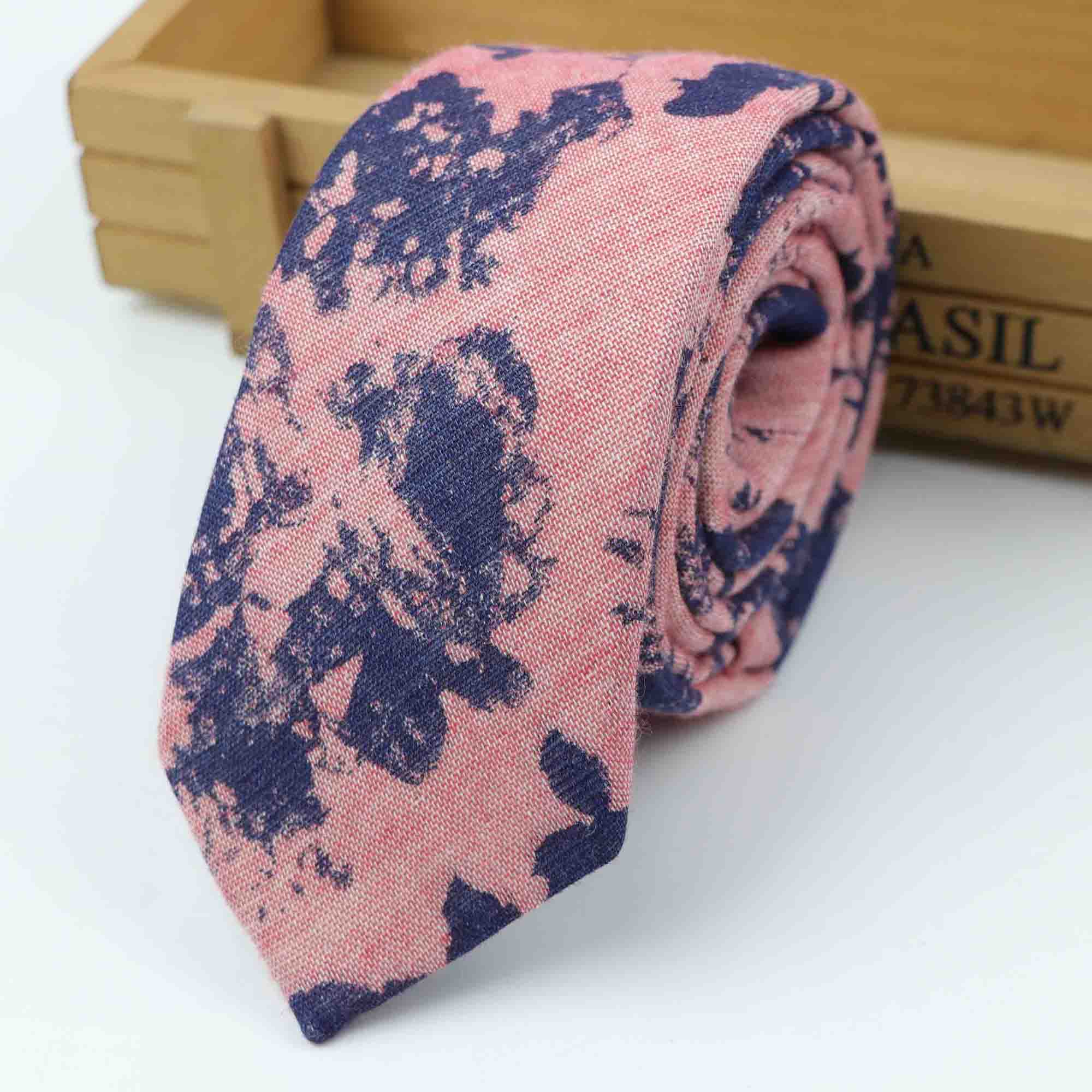 Tyyli solmio casual check keinotekoinen puuvilla kukka roes rusetti paisley skinny ties miesten pieni cravat: 14