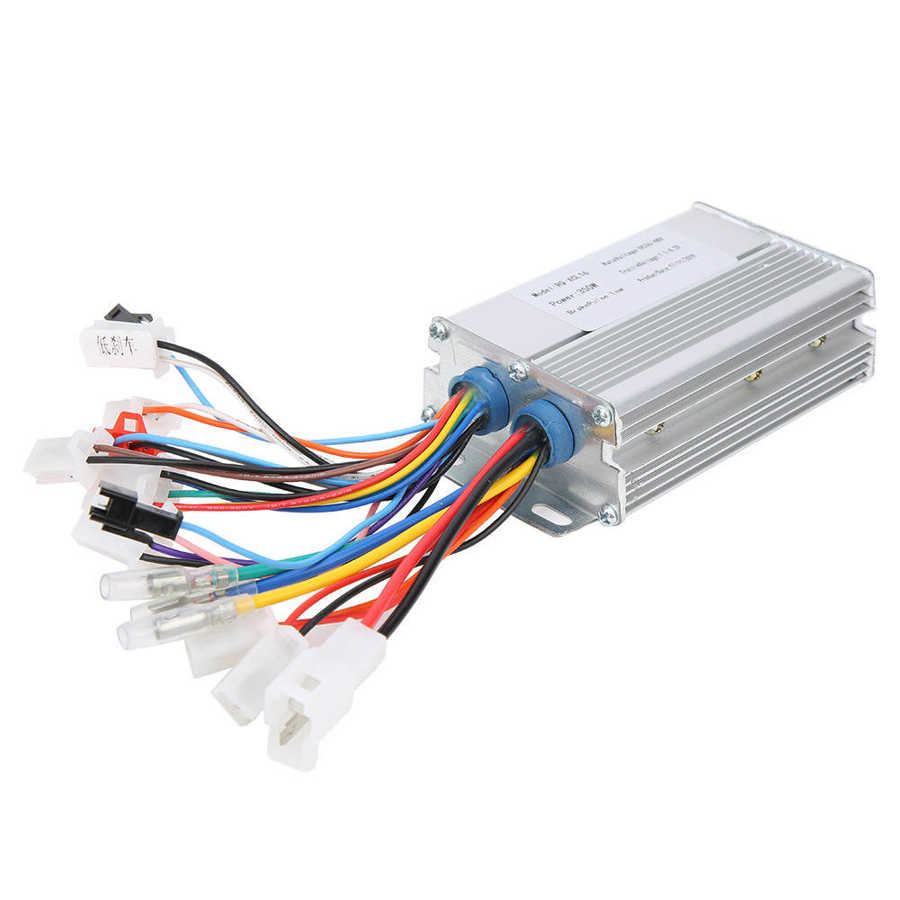 36V/48V 350W Elektrische Fiets Controller E-Bike Borstelloze Controller Met Universele Digitale Display Lock gashendel Kit
