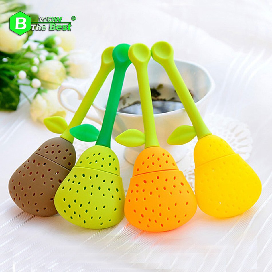 Cute Silicone Shark tea infuser Leaf Strainer Herbal Spice Filter Diffuser Filter Teapot Teabags for Tea & Coffee Drinkware