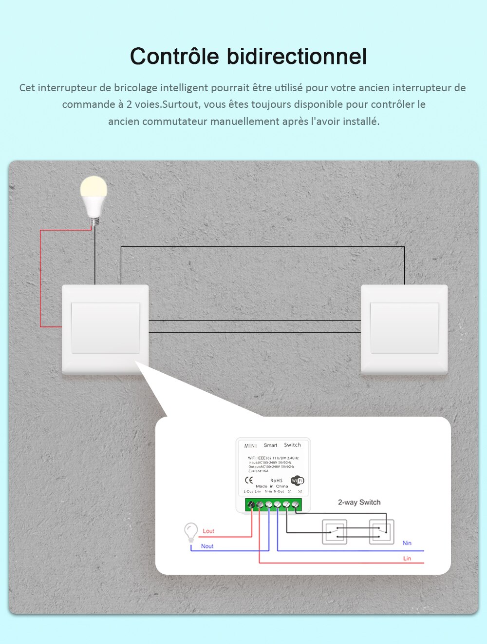 Wifi diy smart bytte om fjernkontroll 10a/16a trådløse brytere smart hjem tuya smart liv app kontroll via alexa google hjem